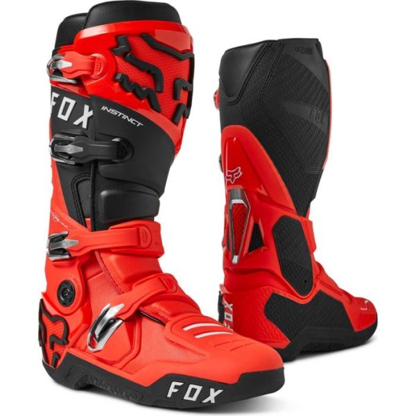 מגפי רכיבה פוקס אינסטינקט 2.0 אדום - FOX INSTINCT 2.0 V23