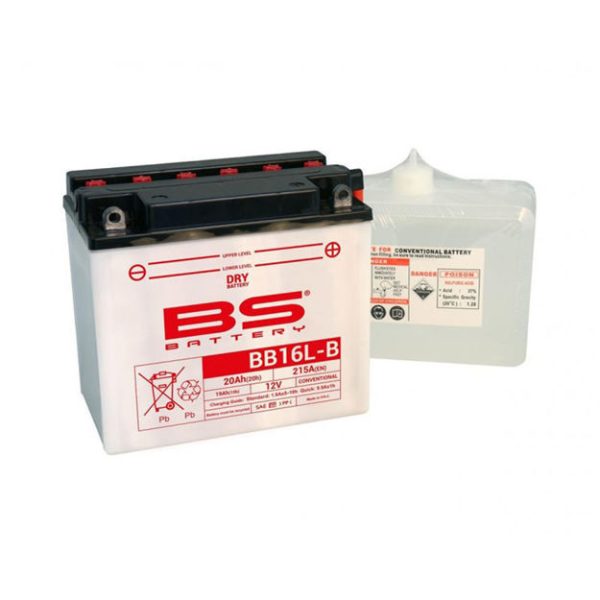 מצבר BS BATTERY - DRY BB16L-B (אחריות לשנה)