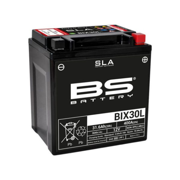 מצבר BS BATTERY - SLA BIX30L (FA) (אחריות לשנה)