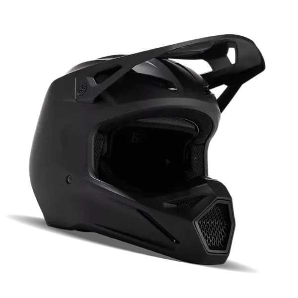 קסדת רכיבה פוקס שחור מט - FOX V1 SOLID V.26