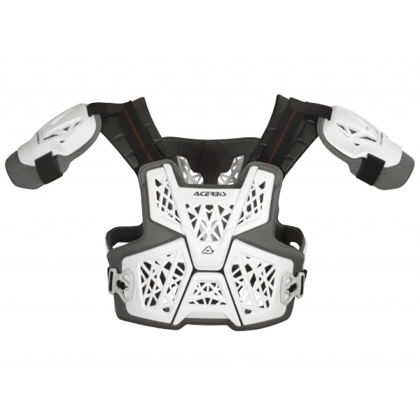 מגן גוף מאוורר אצ'רביס לבן/ אפור - ACERBIS GRAVITY BLACK GREY