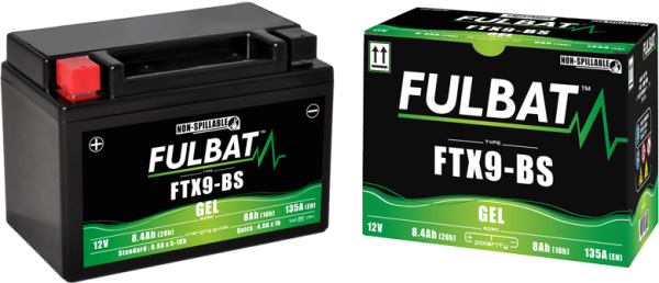 מצבר FULBUT - FTX9-BS (GEL) (אחריות לשנה)
