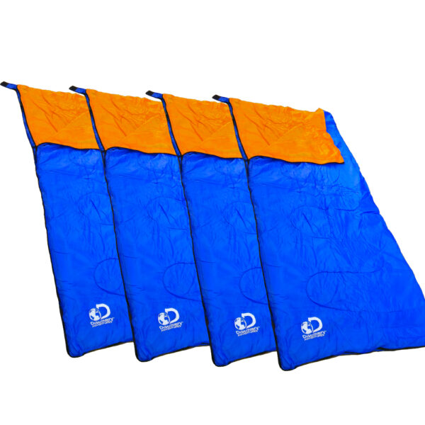 סט 4 שקי שינה מעטפה כחול סלימקס - DISCOVERY DS SB 400