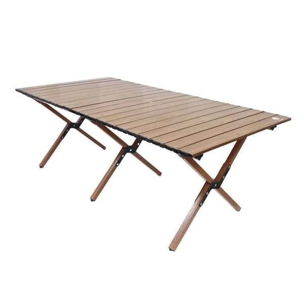 שולחן קמפינג מתקפל בעיצוב עץ סלימקס - CLIMEX CL 405