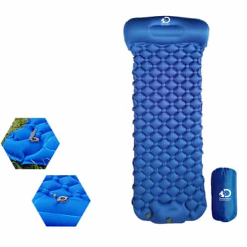 מזרן קמפינג עם מפוח רגלי מובנה דיסקברי - DISCOVERY DS 330