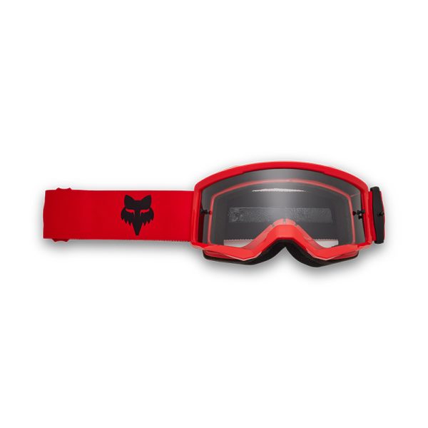 משקפי אבק ילדים פוקס אדום - עדשה שקופה – FOX YTH MAIN CORE GOGGLE