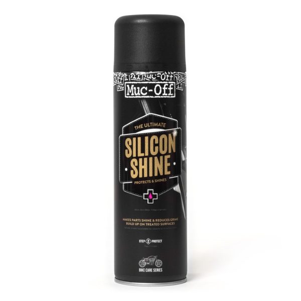 תרסיס סיליקון מאק אוף בנפח 500 מ״ל - MUC-OFF MOTORCYCLE SILICON SHINE
