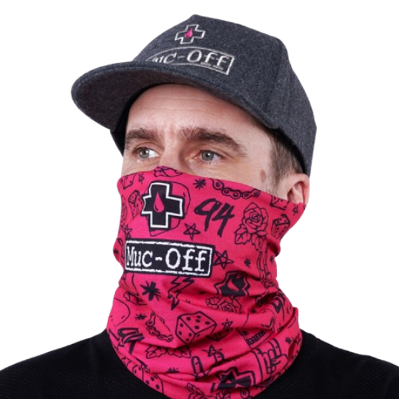 כיסוי פנים ורוד מאק אוף - MUC-OFF LIGHTWEIGHT NECK GAITER