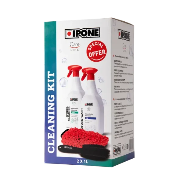 ערכה מקצועית לניקוי האופנוע איפון - IPONE CLEANING KIT