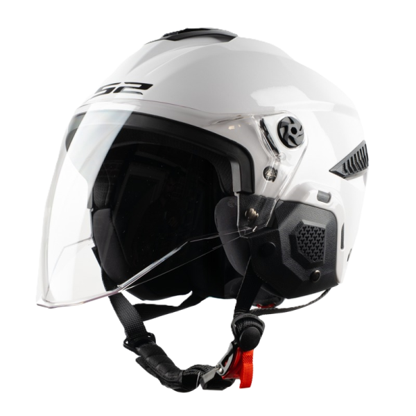 קסדת רכיבה לאופניים אל אס 2 לבן מבריק - LS2 OF610 E-BIKE GLOSS WHITE