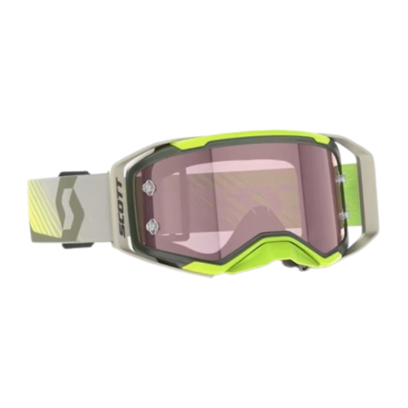 משקפי אבק סקוט אפור/ צהוב נאון - עדשה ורודה – SCOTT PROSPECT 2.0