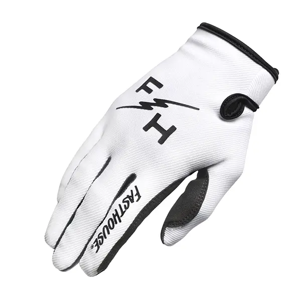 כפפות רכיבה פסטהאוס לבן – FASTHOUSE CARBON ETERNAL GLOVE WHITE