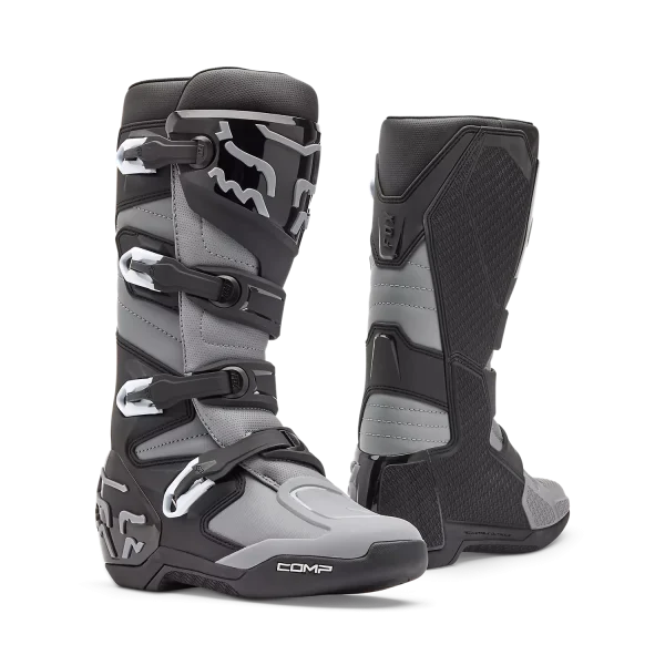 מגפי רכיבה פוקס שחור/ אפור - FOX BOOTS COMP