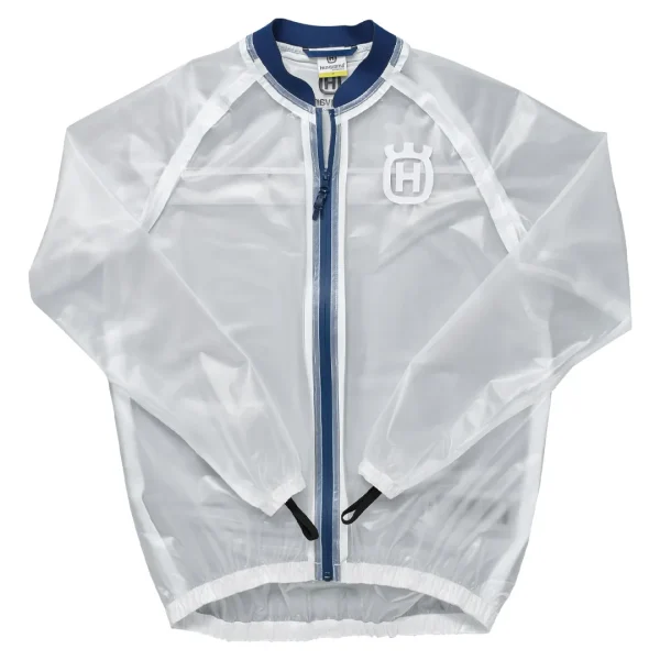 מעיל גשם הוסקוורנה שקוף - HUSQVARNA RAIN JACKET TRANSPARENT