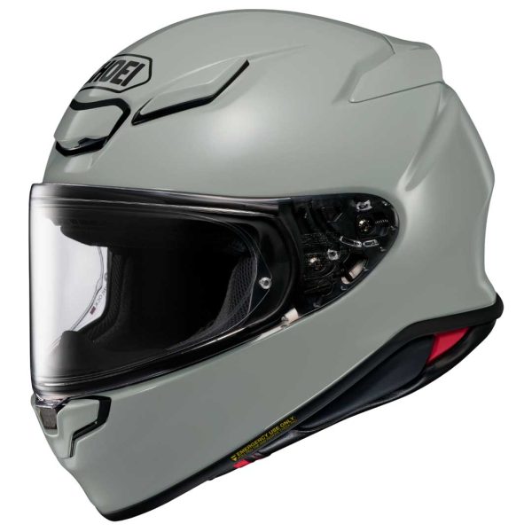 קסדה מלאה שואי אן אקס אר 2 אפור גיר - SHOEI NXR II CHALK GREY