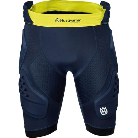 מכנס (טייץ) קצר ממוגן ליט 5.0 הוסקוורנה כחול - HUSQVARNA APPAREL LEATT 3DF 5.0 IMPACT SHORT