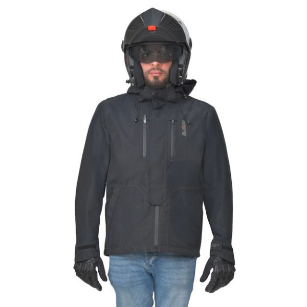 מעיל חורף גברים בלייד אפור שחור - BLADE PREMIUM GLAICER WP