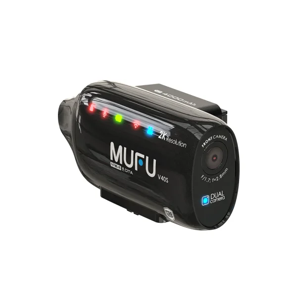 מצלמת דרך דו כיוונית לתיעוד נסיעה לקסדה - MUFU 2K VISION V40S