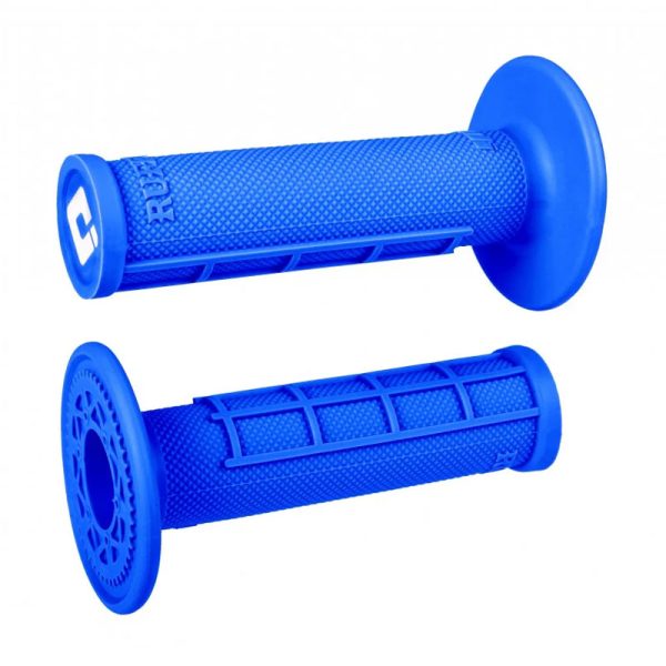 גריפים ללא נעילה לאופנוע כחול - ODI MX 1/2 WAFFLE SINGLE-PLY