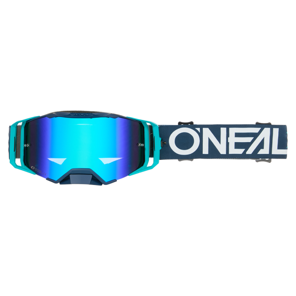 משקפי אבק אוניל כחול - עדשת מראה - ONEAL B-33 GOGGLE