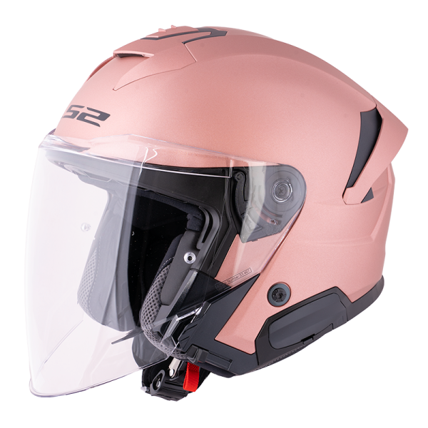 קסדת 3/4 אל אס 2 ורסו 2 ורוד רוז גולד - LS2 OF618 VERSO II ROSE GOLD