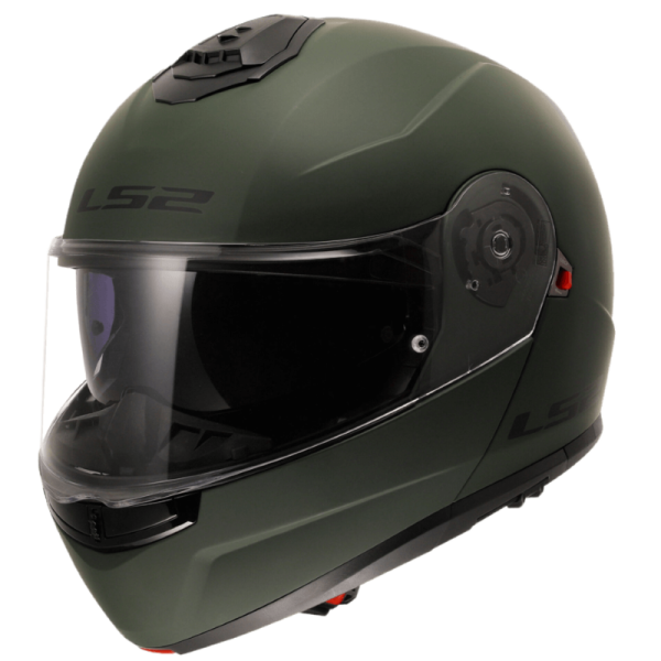 קסדה נפתחת אל אס 2 סטרוב ירוק מט - LS2 FF908 STROBE II MILITARY MATT GREEN