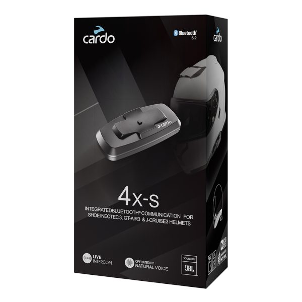 דיבורית בלוטוס לקסדת שואי קארדו - CARDO UCS 4X-S FOR SHOEI HELMET