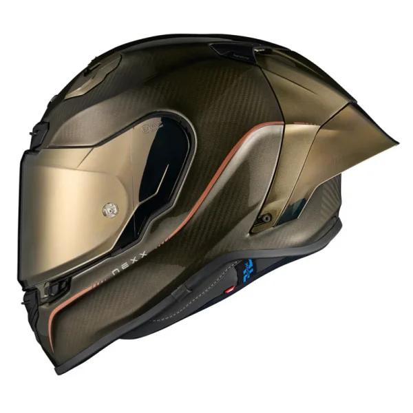 קסדה מלאה נקס קרבון זהב מבריק - NEXX CARBON HAGIBIS GOLD X.R3R