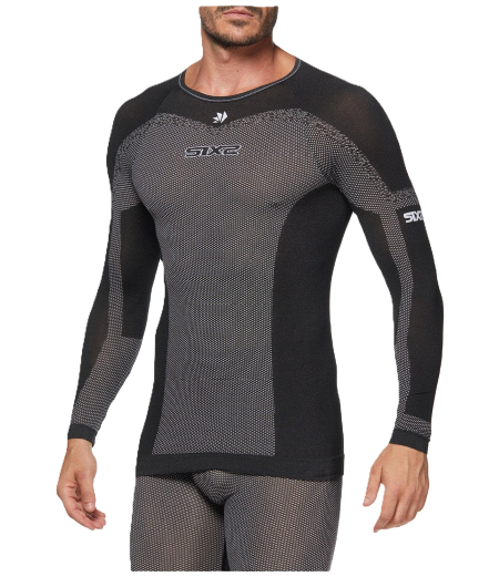 חליפת אנדר סוט 2 חלקים סיקס 2 שחור - SIX2 UNDERSUIT TWO PIECE