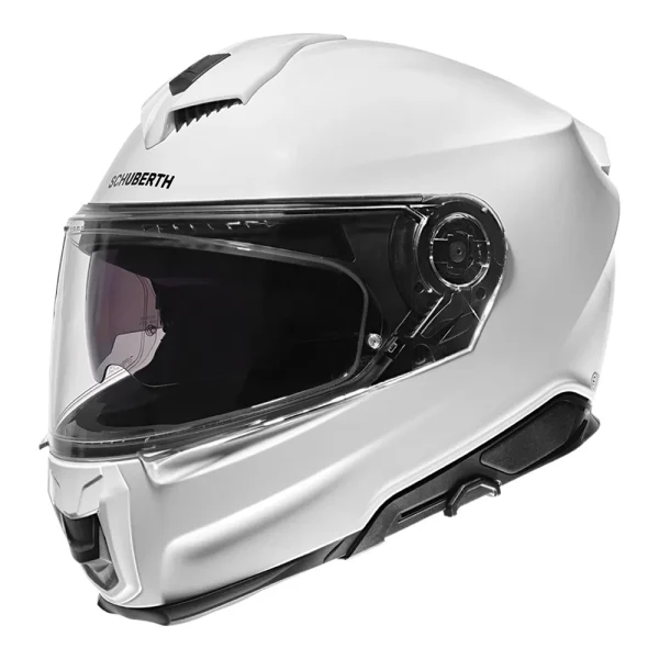 קסדה מלאה שוברט לבן מבריק - SCHUBRRTH S3 GLOSS WHITE