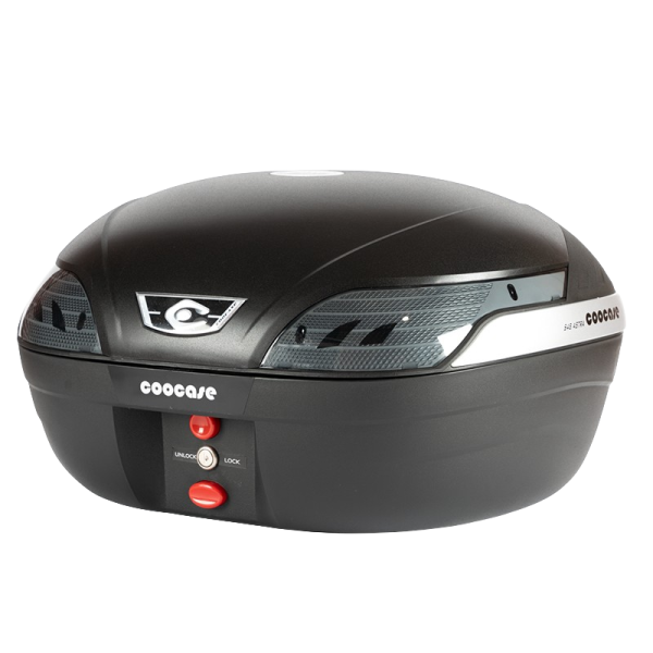 ארגז פלסטיק 48 ליטר (כולל מתאם) קוקייס שחור - COOCASE BOX 48L BLACK